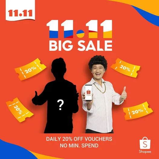 Shopee 11.11 Big Sale Advertisement - Click to shop now